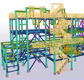 Modelo de estructura metálica