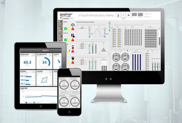 Pantalla de un sistema de Manufacturing Intelligence